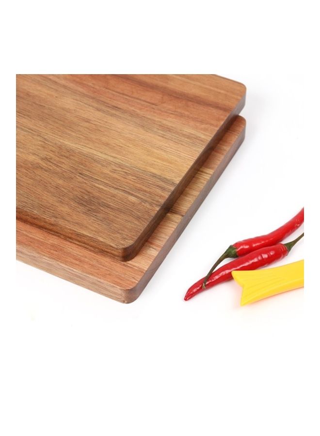 Portable Wood Cutting Board Brown  - Image 2