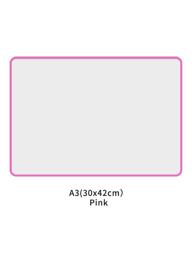 Generic Portable Dry Erase Double-Sided White Board Pink/White  - Image 3