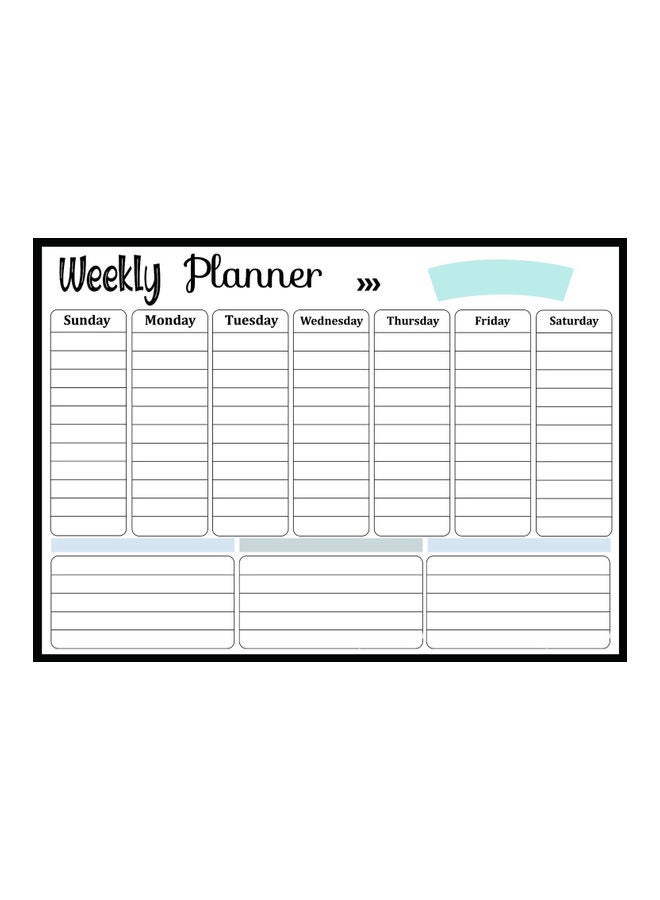 Generic Calendar Whiteboard White  - Image 1