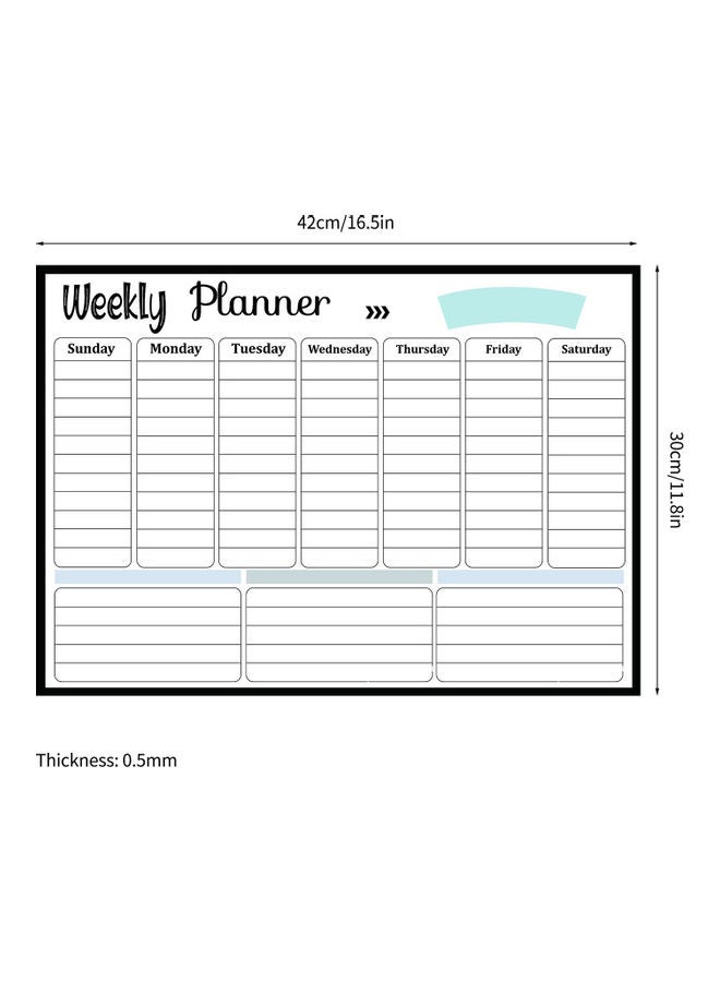 Generic Calendar Whiteboard White  - Image 2