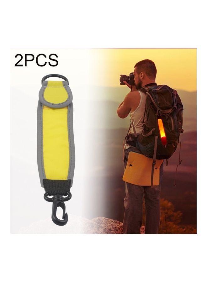 Generic 2-Piece Outdoor Backpack Reflective Strap Field Distress Signal Light  - Image 1