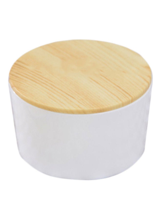 علبة حفظ طعام محمولة أبيض 8 x 8 x 4.9سم - Image 1