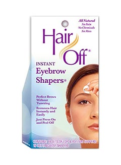 Hair off Instant Eyebrow Shapers White 14.22x8.38x3.3cm  - Image 1