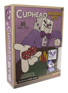 ماك فارلين 25140-25142-MCF 88-Piece Cuphead Construction Playset 88 12+ Years  - Image 5