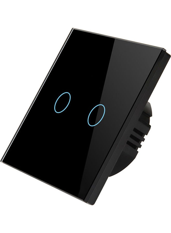 Wi-Fi Smart Switch With Voice Control And Remote Control Black - Image 1