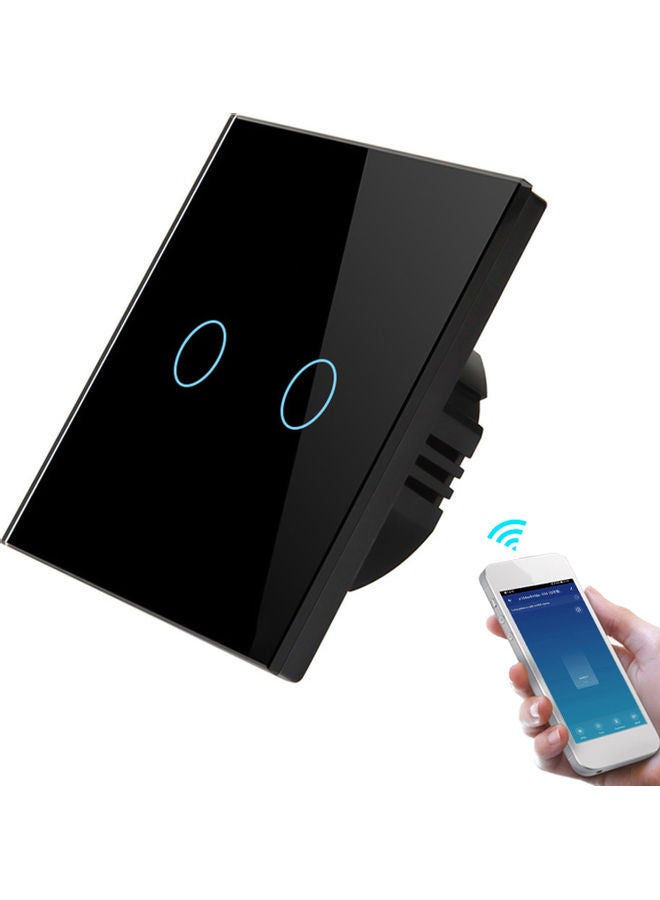 Wi-Fi Smart Switch With Voice Control And Remote Control Black - Image 5