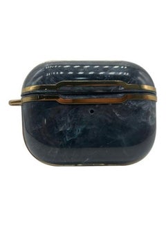 MARGOUN Protective Marble Design Case Cover with Carabiner for Apple AirPods Pro Black  - Image 3