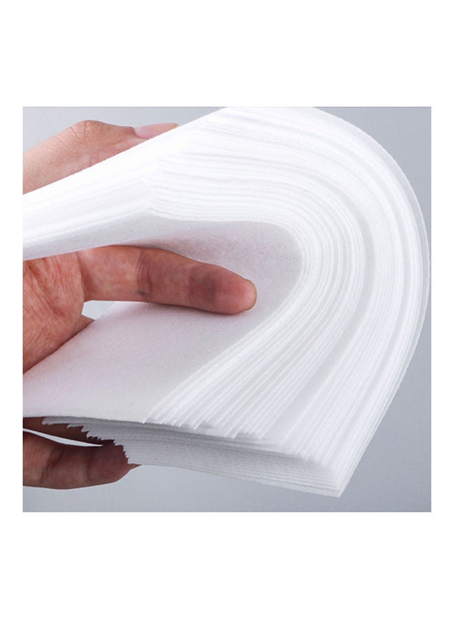SAPU - 100-Piece Wax Strip Set Nonwoven Epilator Paper White 90grams - Image 1