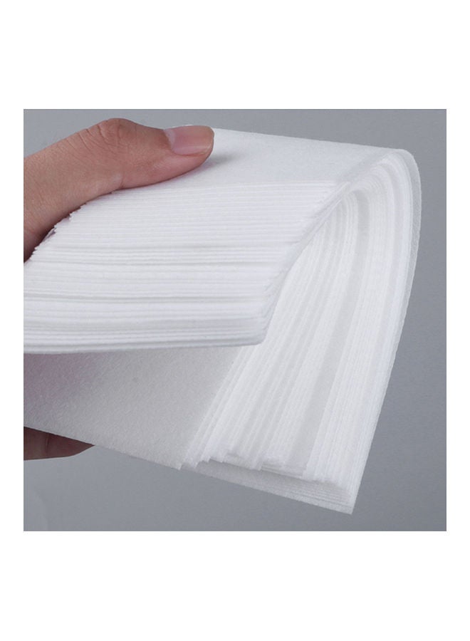 SAPU - 100-Piece Wax Strip Set Nonwoven Epilator Paper White 90grams - Image 1