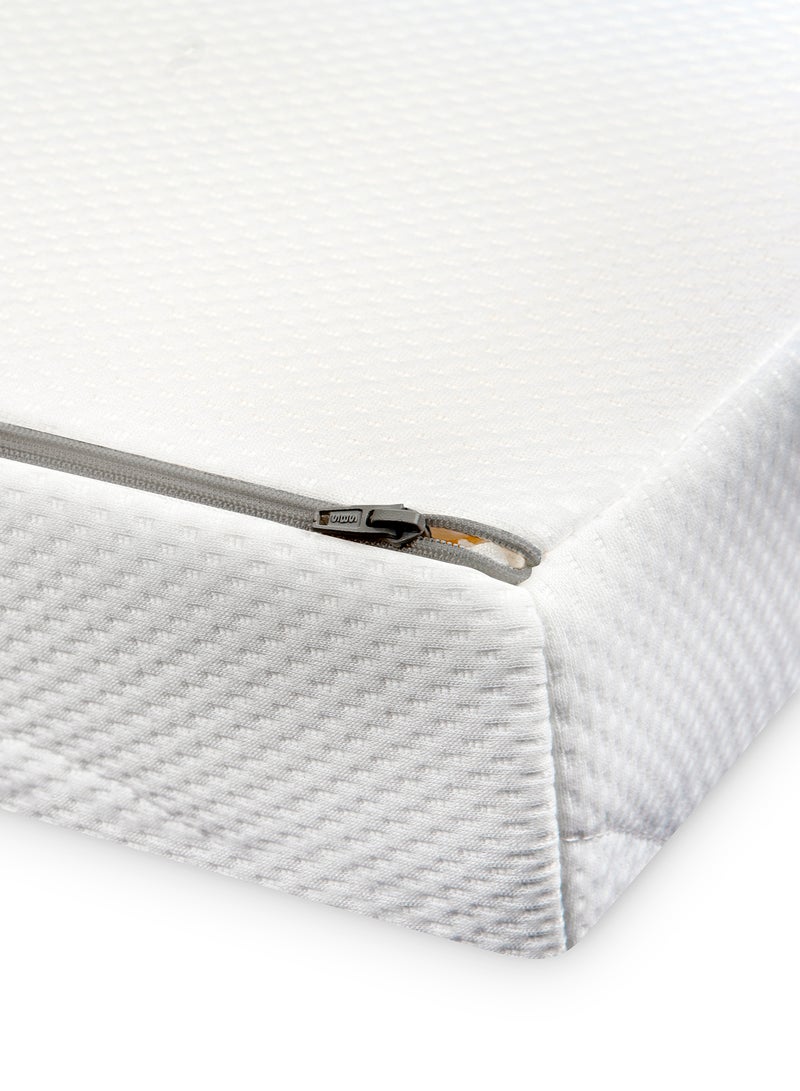 Switch - Bed Mattress - Junior Size Bed 70 X 160 X 10 - Foam Filled White - Bedroom Furniture Foldable Mattress White 70 x 160 x 10cm - Image 1
