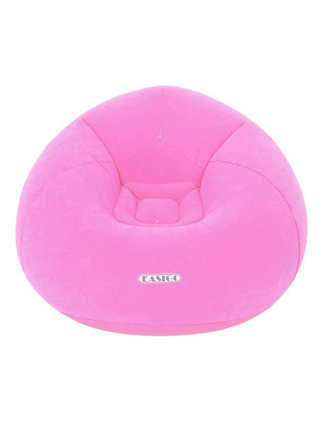 Jilong - Inflatable Lazy Living Room Sofa Air Beanbag Pink 94X83X76cm - Image 1