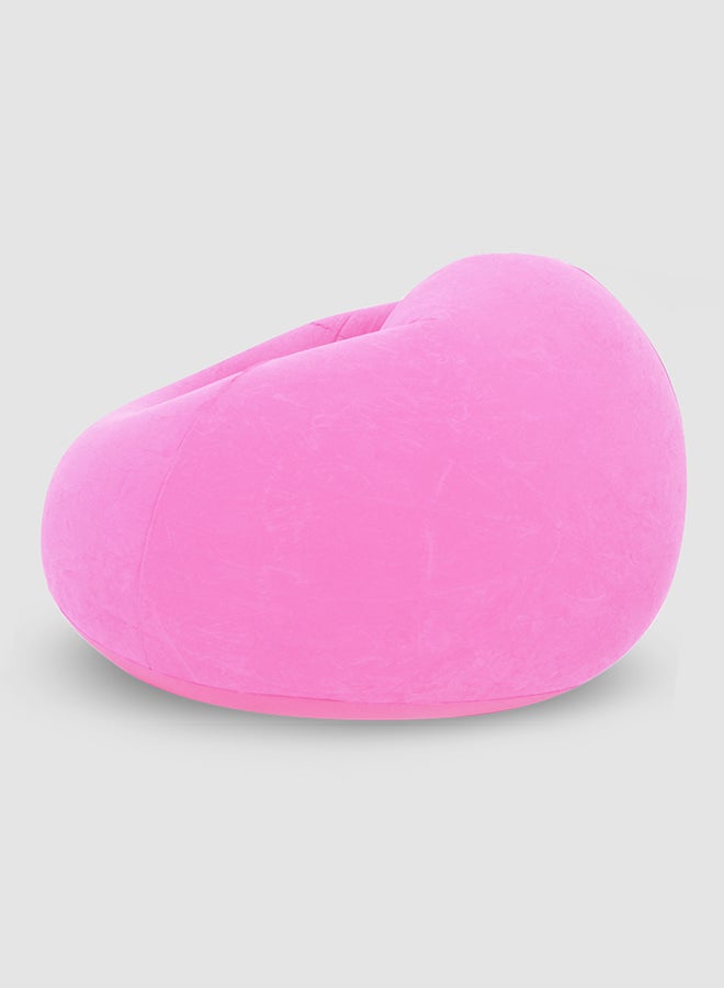 Jilong - Inflatable Lazy Living Room Sofa Air Beanbag Pink 94X83X76cm - Image 1