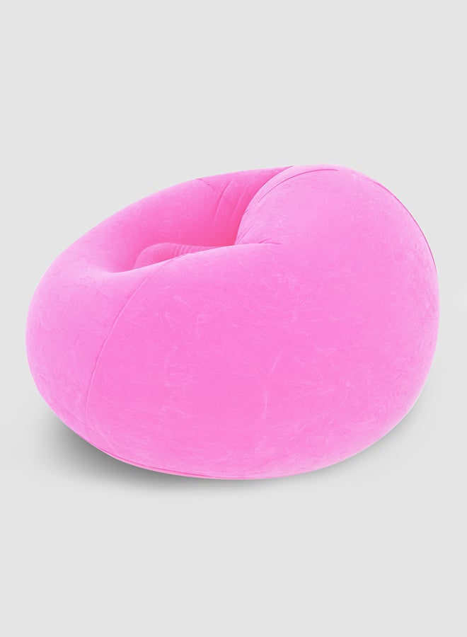Jilong - Inflatable Lazy Living Room Sofa Air Beanbag Pink 94X83X76cm - Image 1