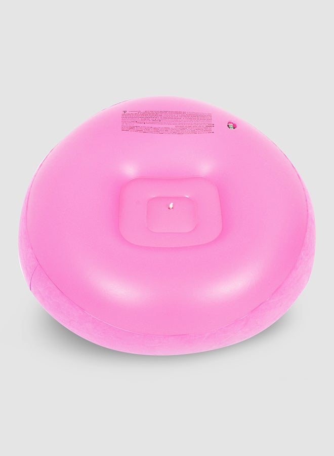 Jilong - Inflatable Lazy Living Room Sofa Air Beanbag Pink 94X83X76cm - Image 1