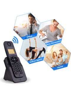 Generic Expandable Cordless Phone Black  - Image 1