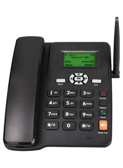 Generic Cordless Desktop Telephone Set Black  - Image 3