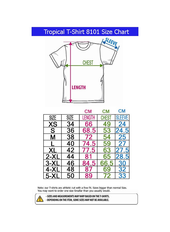 Tropical Solid Pattern Fine Knit Crew Neck T-Shirt White  - Image 5