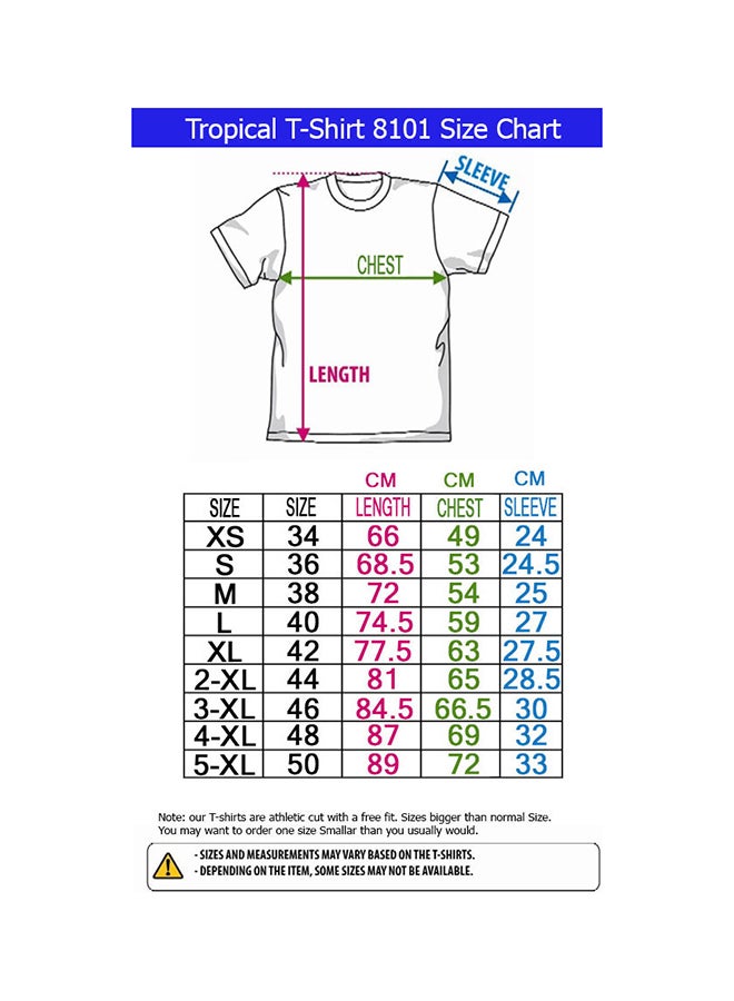 Tropical Solid Pattern Crew Neck T-Shirt Dark Olive  - Image 5