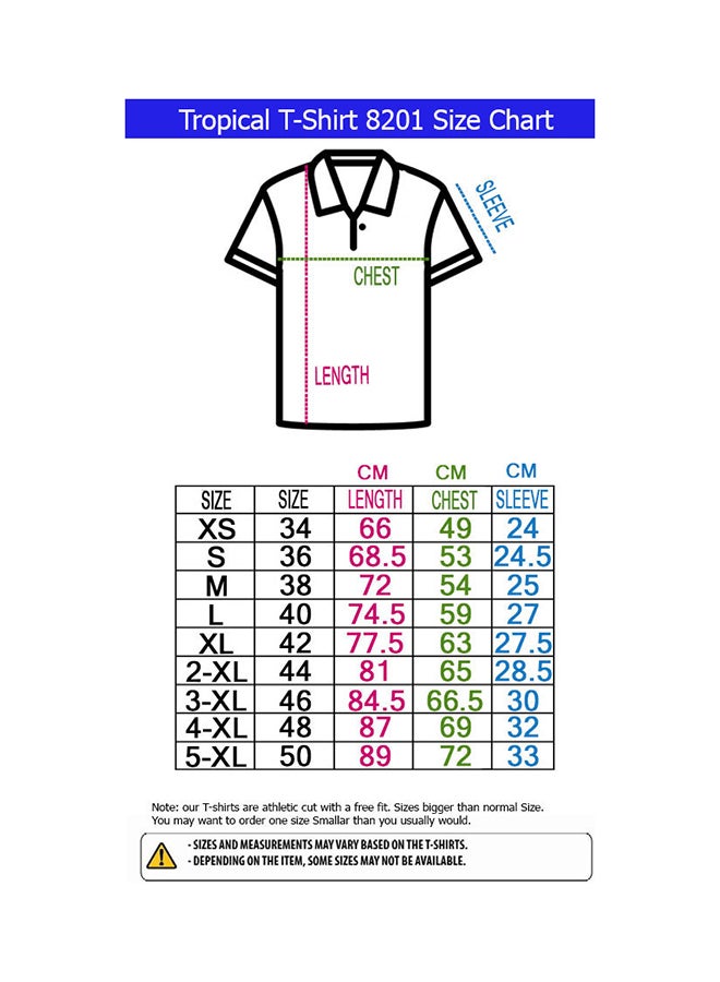 Tropical Solid Pattern 3 Button Placket Polo Black  - Image 5