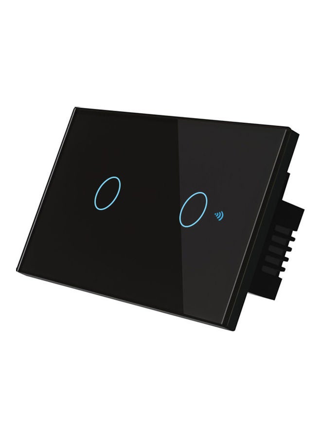 Wi-Fi Smart Switch With Voice Control And Remote Control Black - Image 1