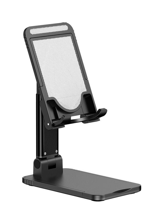 Usams Retractable Foldable Desktop Phone And Tablet Stand Black - Image 1