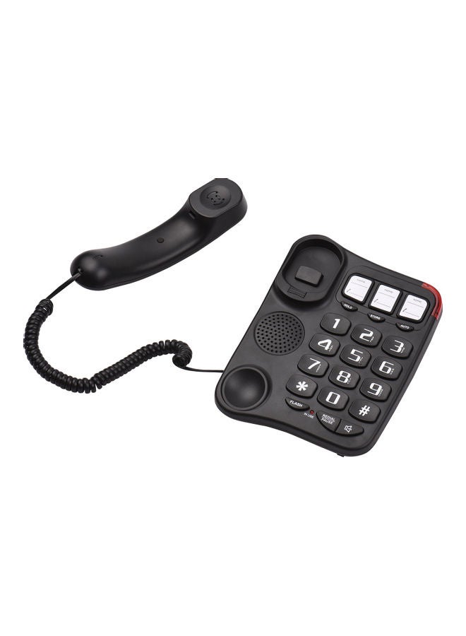 Generic Corded Phone Black  - Image 2