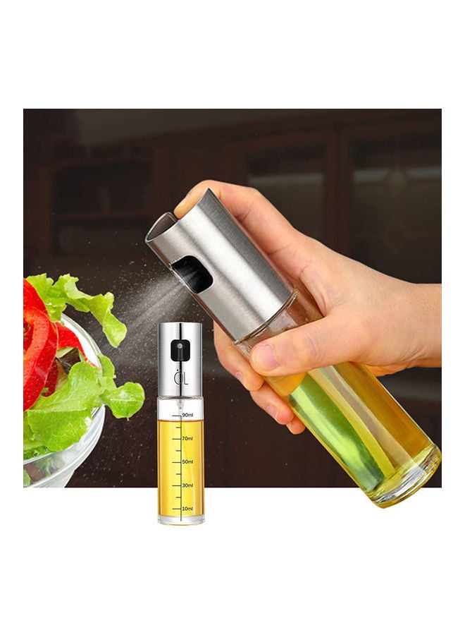 Oil Spray Bottle Silver/Clear - Image 4