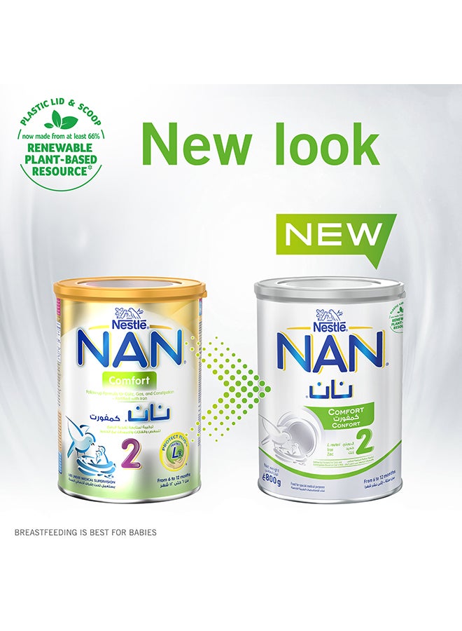 Nestle - Nan Comfort Stage 2, 6-12 Months 800grams - Image 1
