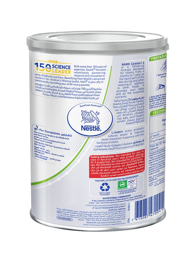 Nestle - Nan Comfort Stage 2, 6-12 Months 800grams - Image 1