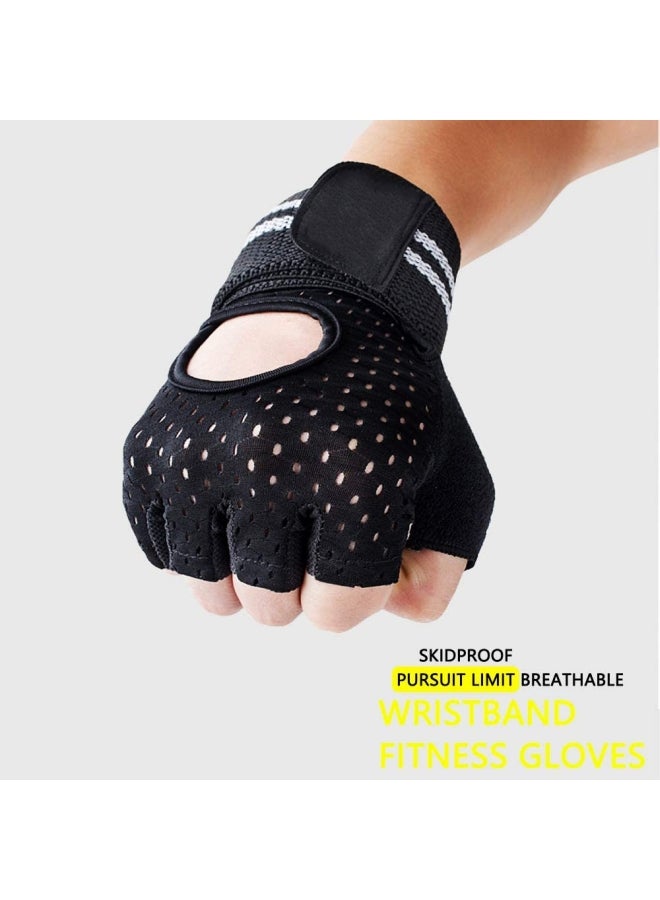 XiuWoo Anti-Slip Weight Lifting Gym Gloves one size centimeter  - Image 5