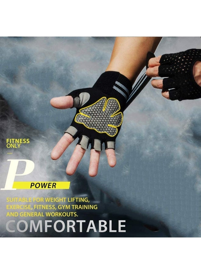 XiuWoo Anti-Slip Weight Lifting Gym Gloves one size centimeter  - Image 3