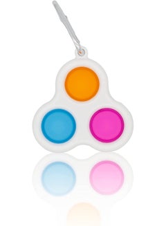 XiuWoo Mini Push Pop Bubble Fidget Keychain Toy 