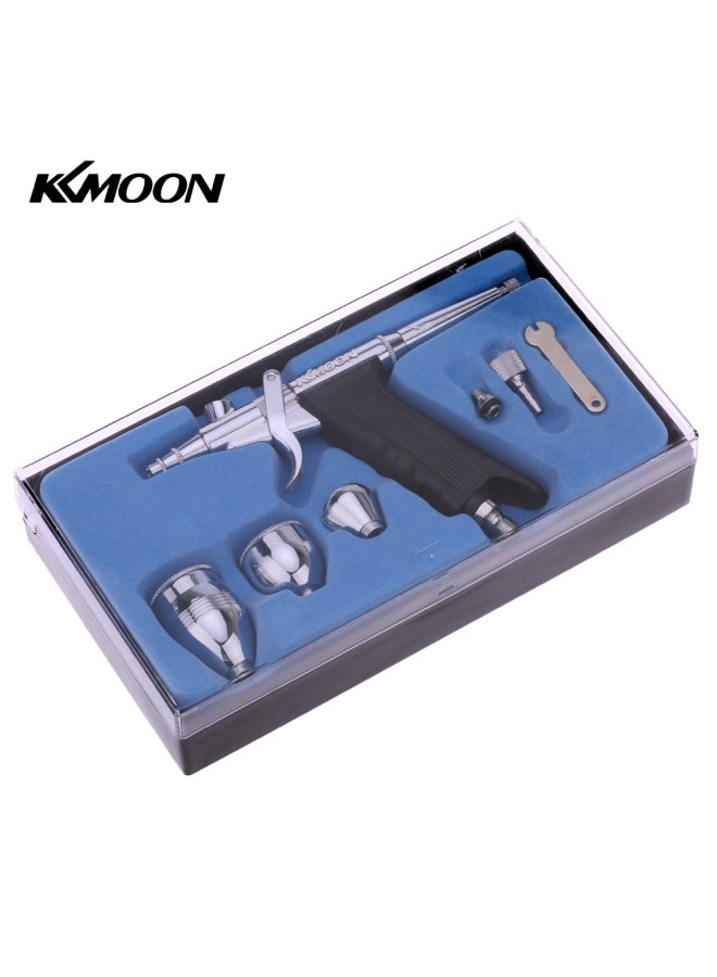 KKmoon Professional Double Action Pistol Trigger Airbrush Set Multicolour 20.50X4.50X11.00  - Image 1