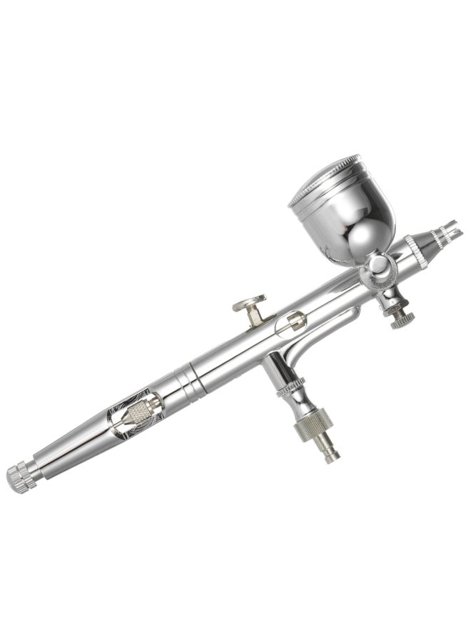 KKmoon Professional Multi-Purpose Side Feed Dual-Action Airbrush Kit Silver 18.50X4.90X11.00cm  - Image 3