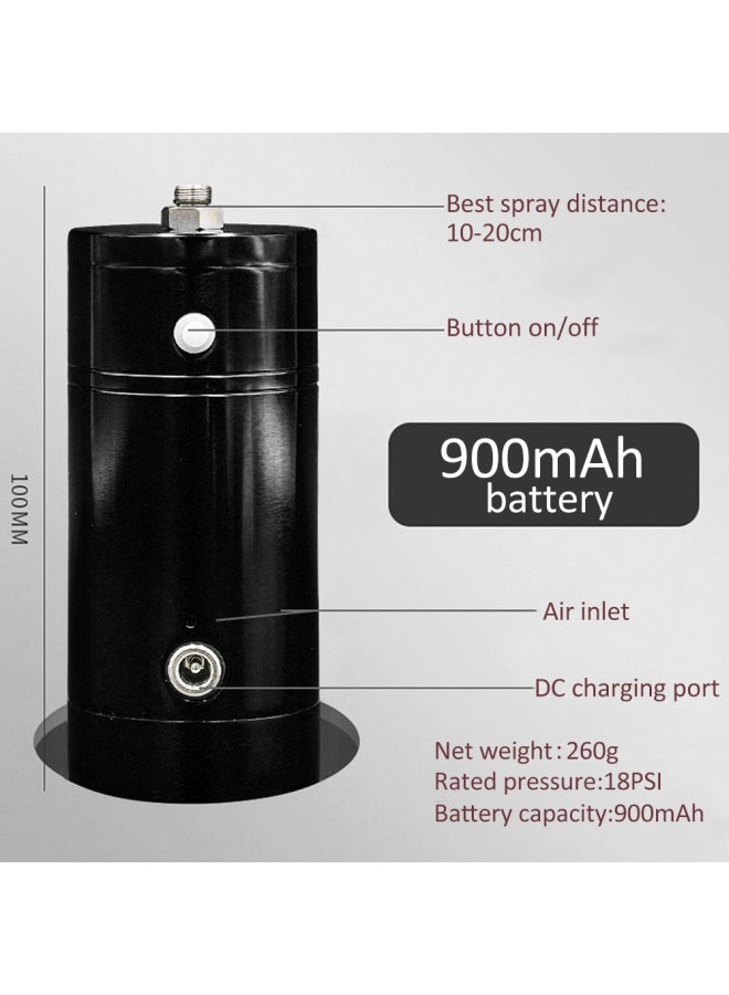 كيه كيه مون طقم بخاخة محمولة قابلة للشحن بمنفذ USB أسود 19.00X6.00X17.00سم  - Image 3
