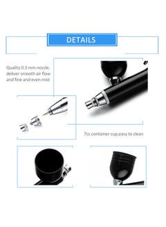 كيه كيه مون طقم بخاخة محمولة قابلة للشحن بمنفذ USB أسود 19.00X6.00X17.00سم  - Image 5