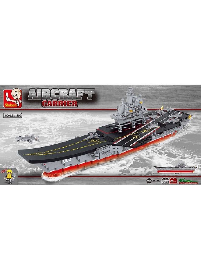 Sluban M38-B0399 1058-Piece Aircraft Carrier Toy Set 1058 6+ Years - Image 2