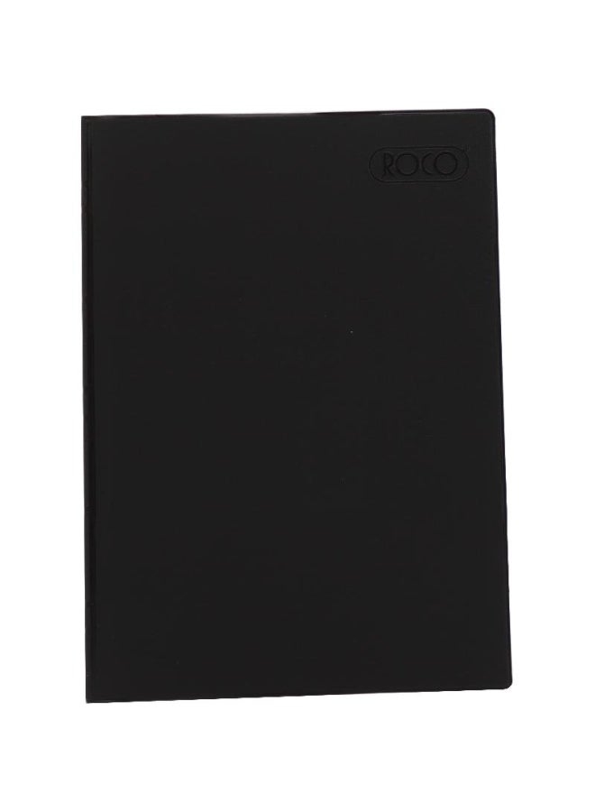 روكو دفتر ملاحظات مسطر يحتوي على 60 ورقة مقاس B5 أسود - Image 2