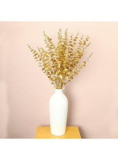 Yatai 2 Piece Artificial Eucalyptus Leaf Set Gold  - Image 2