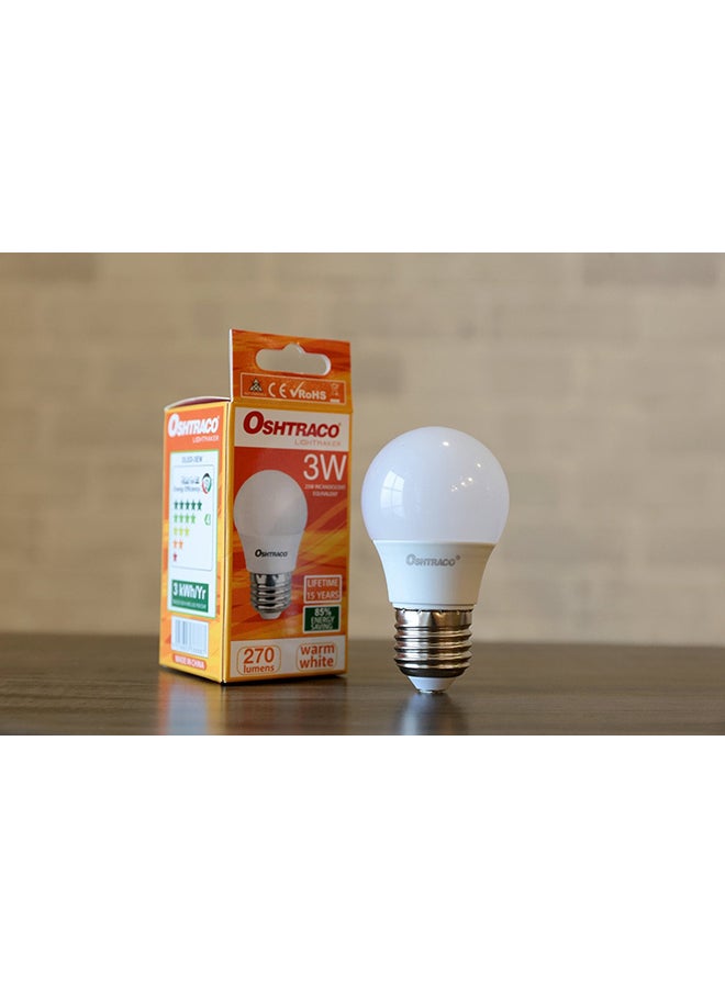 Pan Home - E27 Led Bulb Warm White/Silver 12x5x5cm - Image 1