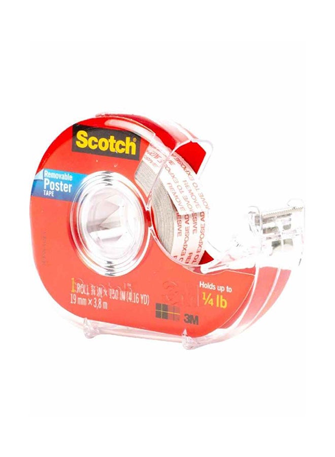 Scotch Poster Double Sided Tape Removable Clear - Image 2