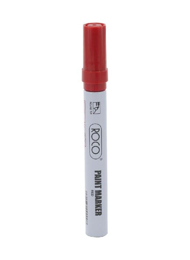 ROCO Round Tip Paint Marker Red 