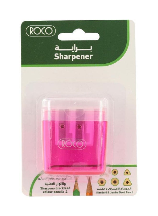 ROCO Pocket Sharpener Pink - Image 1