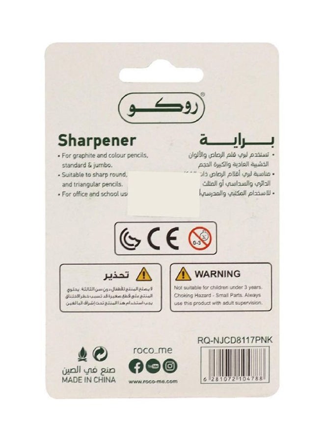 ROCO Pocket Sharpener Pink - Image 2