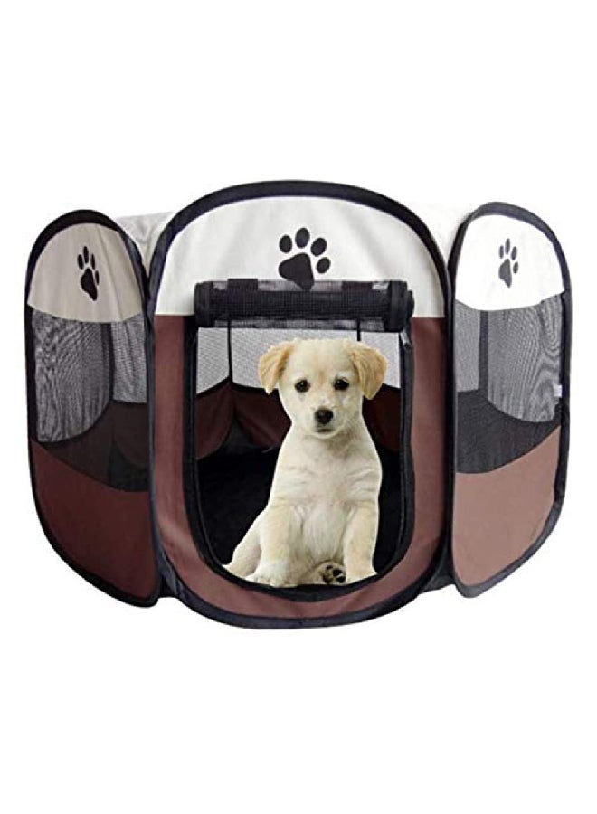 Mumoo Bear Fabric Pet Play Medium Brown 54.2 x 44.3 x 5.6cm - Image 1