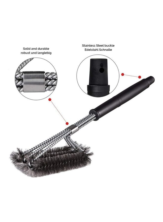 Large Barbecue Grill Cleaning Wire Brush Multicolour 46x7x12cm - Image 3