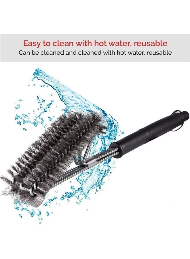 Large Barbecue Grill Cleaning Wire Brush Multicolour 46x7x12cm - Image 4