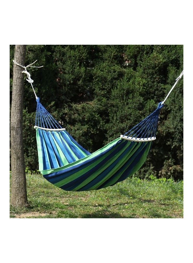 Thick Canvas Outdoor Hammock Swing Multicolour - Image 1