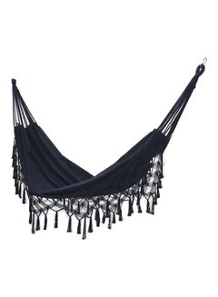 Generic Tassel Double Canvas Hammock Black  - Image 2