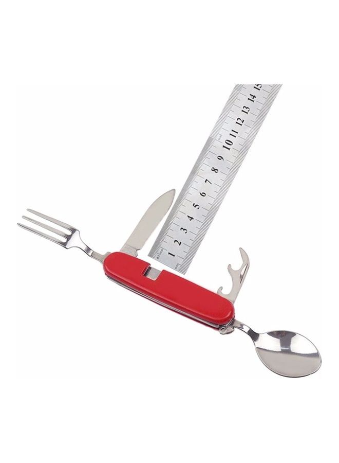 Generic Outdoor Stainless Steel Folding Cutlery Set 10 X 2 X 3cm - Image 5